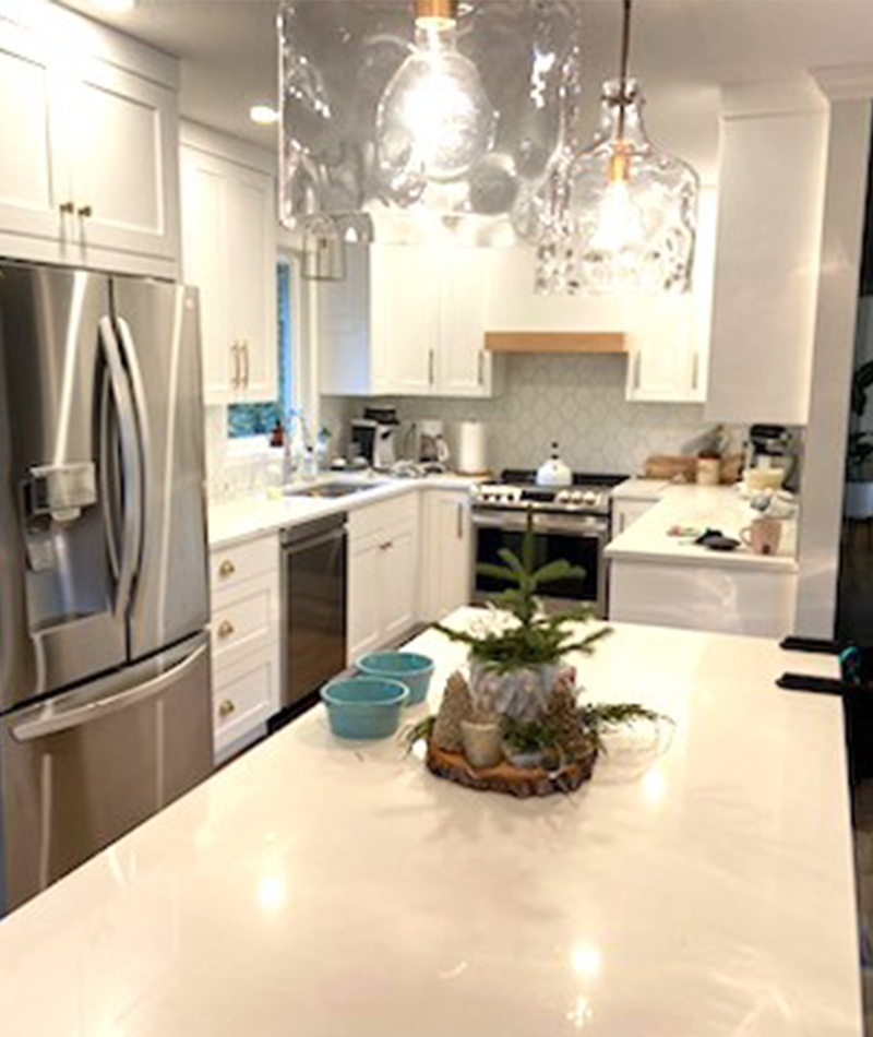 Mat Ward Construction | Kitchen white with island